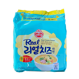 韩国不倒翁特浓真芝士拉面整袋 Rral奶酪双重芝士泡面方便面