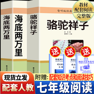 百亿补贴：海底两万里和骆驼祥子原著老舍正版初中版骆驼祥子书必读