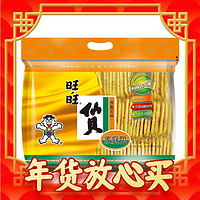 年货先到家：Want Want 旺旺 仙贝 零食膨化食品饼干糕点 家庭装 400g 京东买菜