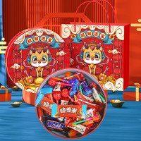 Dove 德芙 招财进宝糖巧圆铁盒 礼盒装 400g