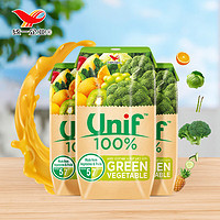UNIF 统一出品多种蔬菜汁100%复合纯果蔬汁0脂0添加轻断食200ml*3瓶