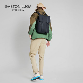 GASTON LUGA原创潮牌设计师背包男双肩包大容量电脑包大书包防水耐磨包 典雅黑13