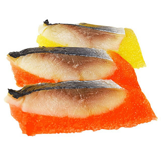 粤海湾 希鲮鱼籽刺身 日料寿司 西鲮鱼籽海鲜水产生鲜鱼类 希鲮鱼籽2条【红黄各1条】共260克 青岛武汉深圳三仓发货