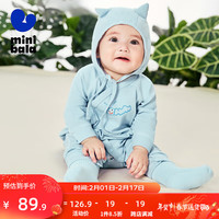 迷你巴拉 MINI BALA 【植物芯呼吸衣】迷你巴拉 MINI BALA 巴拉男童女童连体衣宝宝亲肤爬服哈衣 粉蓝80081 73cm