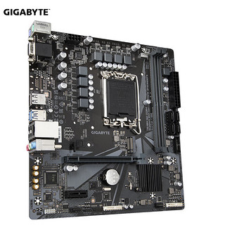 技嘉（GIGABYTE）H610M-S2 DDR4 主板（ Intel H610/LGA 1700）