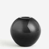 H&M 030 玻璃花瓶 黑色