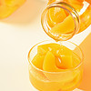 芝麻官糖水黄桃罐头新鲜水果罐头258g*6瓶玻璃瓶休闲零食整箱装