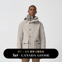 CANADA GOOSE 12期免息：加拿大鹅（Canada Goose）Lockeport男士黑标户外休闲风衣夹克轻薄外套 2429MB 432 石灰色 L