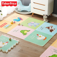费雪（Fisher-Price）宝宝爬行垫XPE防滑拼图泡沫地垫爬爬垫拼接加厚1.5CM6片动物欢唱