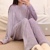 Langsha 浪莎 法兰绒女士家居服 LSPM4114