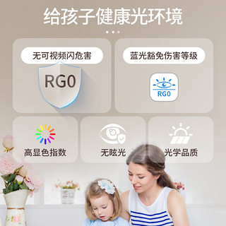 三雄极光吸顶灯儿童卧室房间LED灯具 卡通创意现代简约卧室灯饰 36W全光谱护眼-米乐