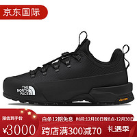 北面（The North Face） 防滑耐磨轻便 低帮 户外功能鞋 男款 黑色 黑色 39