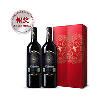 BORDEAUXVINEAM 翡马 法国原瓶进口有机红酒 礼盒装波尔多AOC级 翡马 金酿干红葡萄酒750ml