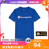 Champion 男女款圆领短袖T恤 GT23HY07718 炭灰色 S