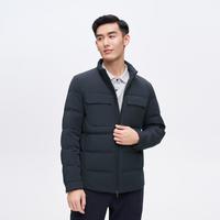 【立领面包服】长袖羽绒外套经典明绗短款羽绒服男