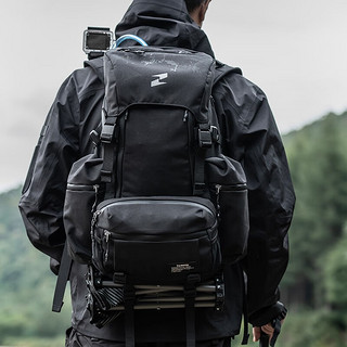 探迹者（TAJEZZO）M1复古山系登山徒步旅行露营防泼水大容量双肩包 绿色M1