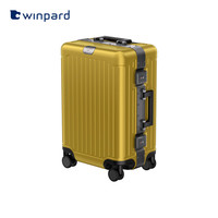 威豹 WINPARD威豹 WINPARD拉杆箱男女休闲旅行万向轮行李箱商务出差登机箱铝框旅行箱 矿物灰 20英寸登机箱
