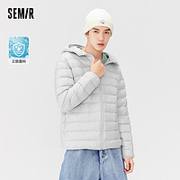 森马 Semir羽绒服男90绒三防外套冬季轻薄保暖连帽装宽松百搭男装潮