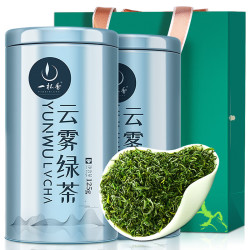 一杯香 茶叶2023新茶春茶明前高山绿茶日照足罐装礼盒250g自己喝送礼品袋