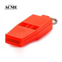 埃可米(ACME)户外求生专业高频口哨地震救援装备无核信号SOS哨子超大音量/636 荧光桔