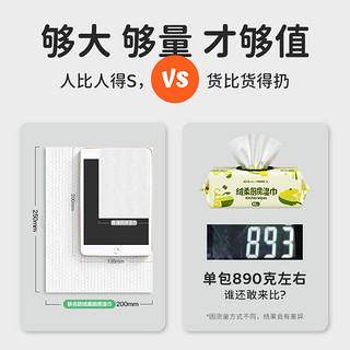 怡恩贝 多彩厨房湿巾加大加厚油烟机强力去油污85抽5包卫生清洁