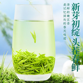 福茗源 茶叶 龙井茶2023新茶明前绿茶特级嫩芽春茶豆香浓香年货礼盒250g