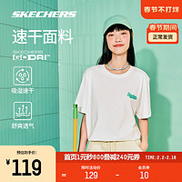 88VIP：SKECHERS 斯凯奇 短袖男女款2024内搭宽松体恤圆领T恤速干上衣