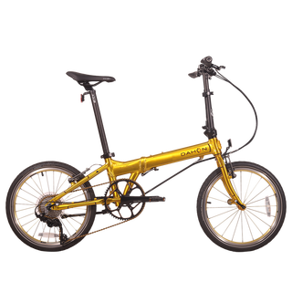 大行 DAHON30周年典藏纪念版折叠自行车20寸11速轻量铝合金运动单车KAA014 金色-Jaw hinge接头版