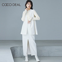 COCO DEAL 2022早春新款日系高腰包臀OL开衩长款半身裙女72117068