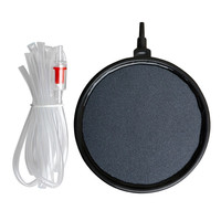 TG 淘歌 鱼缸气泡石盘气盘石增氧泵气石盘鱼缸打氧气石带增氧管 小(直径13cm)