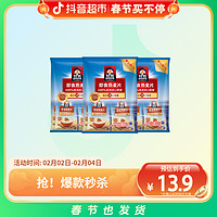 抖音超值购：QUAKER 桂格 即食燕麦片超值装490克*3袋益生元早餐搭配膳食纤维