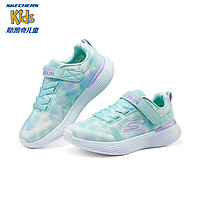 SKECHERS 斯凯奇 儿童运动鞋春秋中大童魔术贴运动鞋319012L 薄荷绿色/MTMT