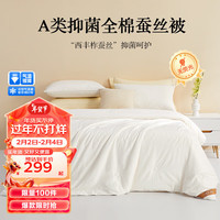博洋(BEYOND)100%蚕丝被母婴A类春秋被子双人抑菌被芯全棉蚕丝夏凉被子母被 夏凉被【母婴A+抑菌】素瑶 200*230cm