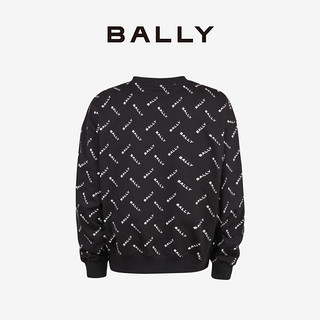 BALLY/巴利【】24春夏男士黑色卫衣6306485 黑色 M