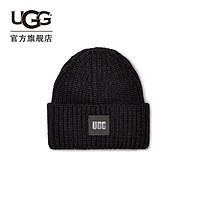 UGG秋季男女配件帽子温暖多色潮流针织帽 20061 BLK | 黑色 O/S