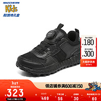 Skechers斯凯奇童鞋冬季款个性男孩鞋子儿童运动鞋休闲鞋402241L 全黑色/BBK 38码