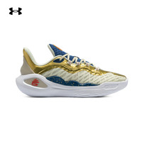 安德玛(UNDERARMOUR)春夏库里Curry 11男女情侣运动篮球鞋3026617 柠檬冰黄300 4