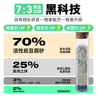 LUSCIOUS 路斯 混合除臭猫砂豆腐猫砂膨润土低尘可冲马桶猫沙猫咪用品包邮