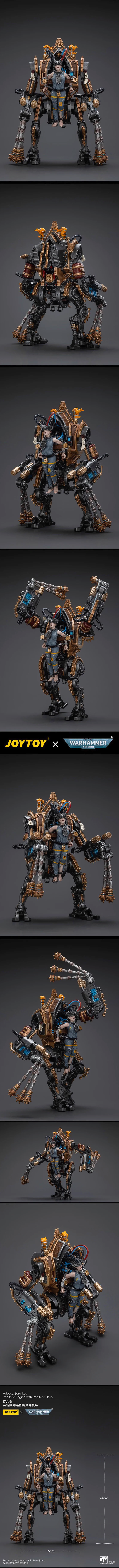 JOYTOY 暗源 战锤40K 修女会 装备赎罪连枷的赎罪机甲 1:18 可动模玩