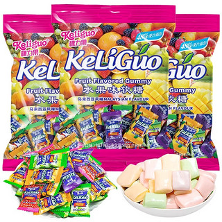 88VIP：Keliguo 棵力果 水果软糖马来西亚风味500g约120颗结婚喜糖零食年货糖果