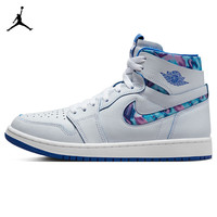 耐克NIKE篮球鞋女AJ1乔1气垫AIR JORDAN 1秋运动鞋DV5575-140白蓝36 DV5575-140白色/黑/皇家蓝