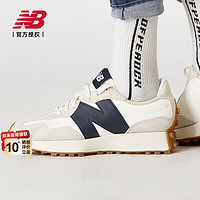 new balance nb327女鞋 23冬季运动鞋缓震跑步鞋潮流复古休闲鞋子女 WS327KB-B/灰色/327系列 39码