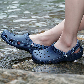 卡骆驰（crocs）男鞋女鞋 24春运动鞋经典Clog休闲户外沙滩鞋透气洞洞鞋 深蓝色 42-43