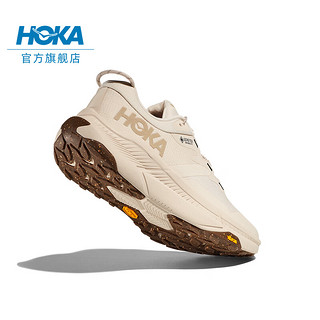 HOKA ONE ONE 男女款春季户外畅行防水版 TRANSPORT GTX缓震耐磨 蛋酒色/蛋酒色-男 42