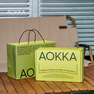 AOKKA/澳帝焙 深烘挂耳咖啡礼盒现磨咖啡粉深度烘焙手冲黑咖啡30杯