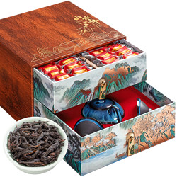 回饮 大红袍茶叶礼盒装带茶具武夷山乌龙茶岩茶288g年货长辈客户