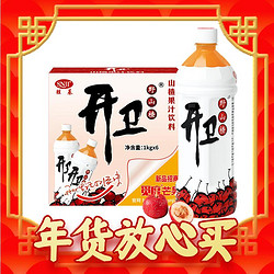 开卫 野山楂果汁饮料 1kg*6瓶整箱装
