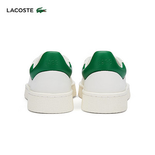 LACOSTE法国鳄鱼女鞋24春季潮流休闲板鞋运动鞋|47SFA0037 082/白色/绿色 3 /35.5