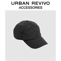 URBAN REVIVO2024春季女士时尚休闲百搭棒球帽UAWA40067 黑色 F