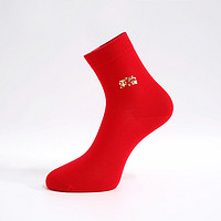 真维斯本命年喜庆红袜子KB 红色+红色+红色+红色6Y34 F